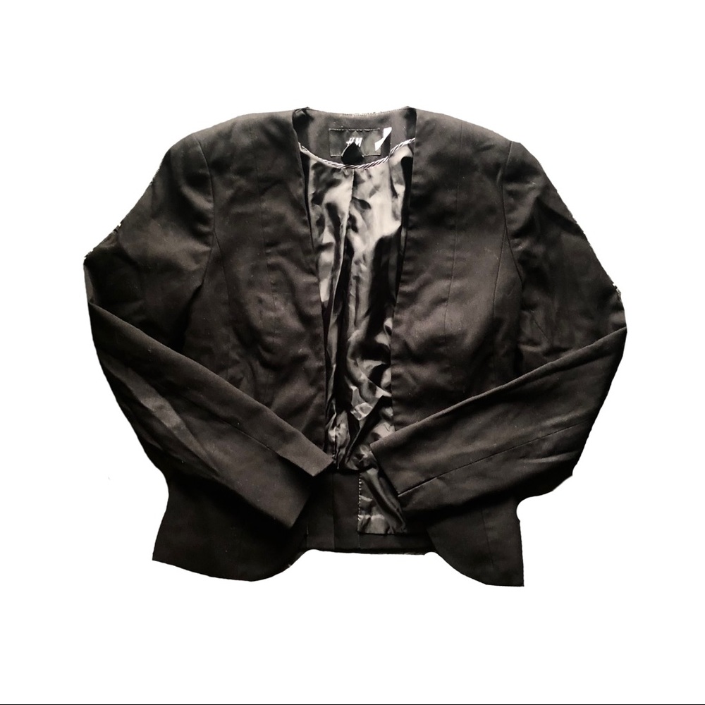H&M Black Simple Blazer